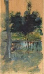 Landschapsschets, 1885
